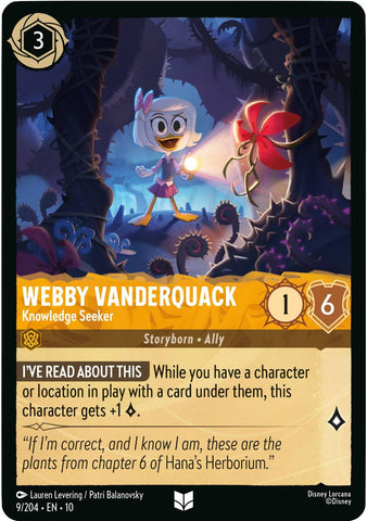 Webby Vanderquack - Knowledge Seeker (9/204) [Whispers in the Well] - The Mythic Store | 24h Order Processing