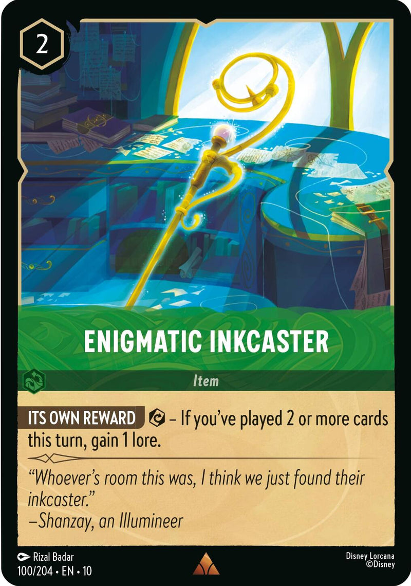Enigmatic Inkcaster (100/204) [Whispers in the Well] - The Mythic Store | 24h Order Processing