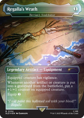 Regalla's Wrath - Tarrian's Soulcleaver (Rainbow Foil) [Secret Lair Drop Series] - The Mythic Store | 24h Order Processing
