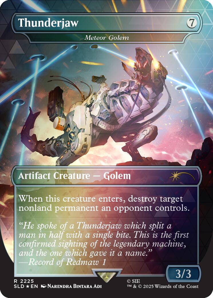 Thunderjaw - Meteor Golem (Rainbow Foil) [Secret Lair Drop Series] - The Mythic Store | 24h Order Processing