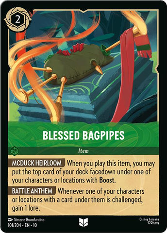 Blessed Bagpipes (101/204) [Whispers in the Well] - The Mythic Store | 24h Order Processing