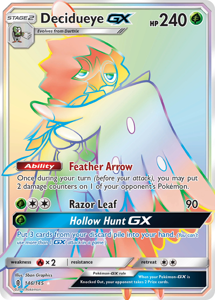Decidueye GX (146/145) [Sun & Moon: Guardians Rising] - The Mythic Store | 24h Order Processing