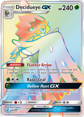 Decidueye GX (146/145) [Sun & Moon: Guardians Rising] - The Mythic Store | 24h Order Processing