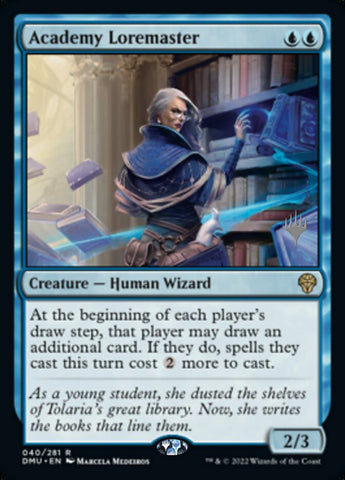 Academy Loremaster (Promo Pack) [Dominaria United Promos] - The Mythic Store | 24h Order Processing