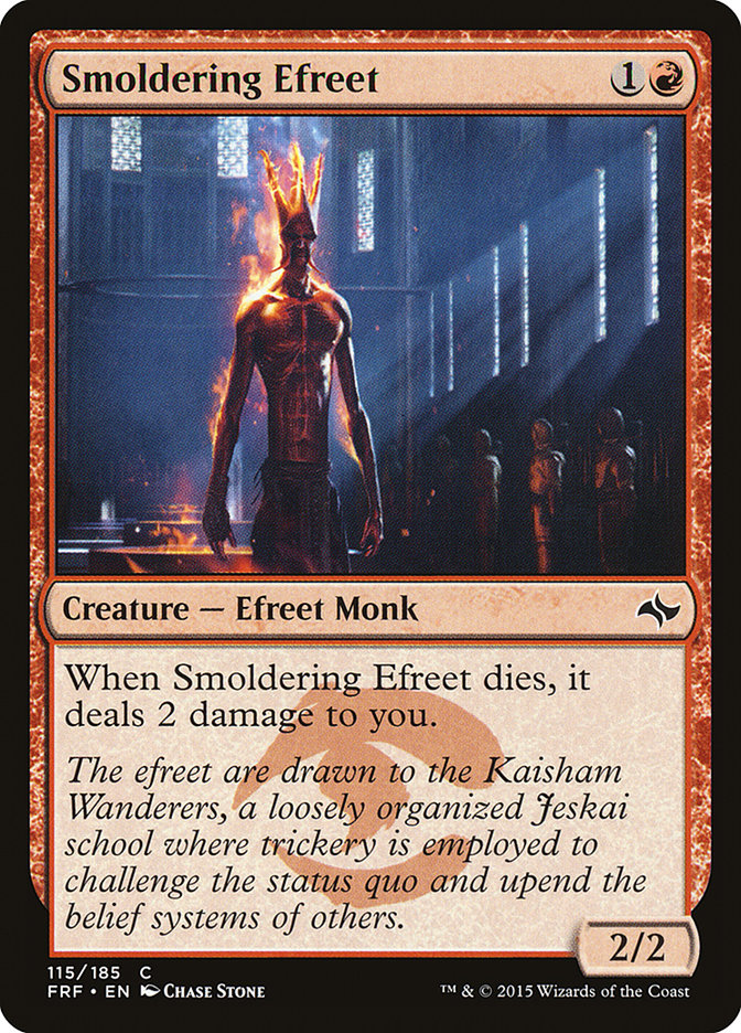 Smoldering Efreet [Fate Reforged] - The Mythic Store | 24h Order Processing