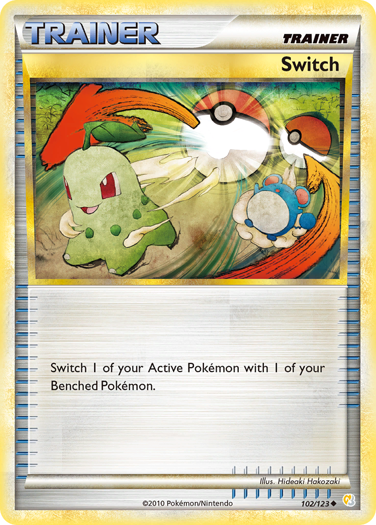 Switch (102/123) [HeartGold & SoulSilver: Base Set] - The Mythic Store | 24h Order Processing