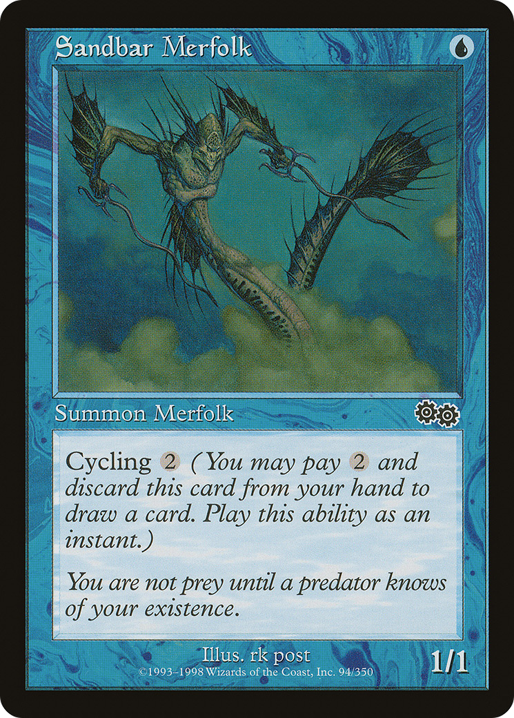 Sandbar Merfolk [Urza's Saga] - The Mythic Store | 24h Order Processing