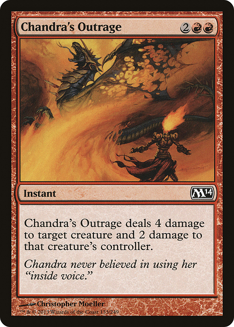 Chandra's Outrage [Magic 2014] - The Mythic Store | 24h Order Processing