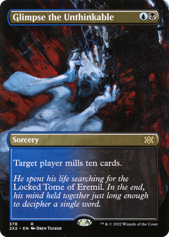 Glimpse the Unthinkable (Borderless Alternate Art) [Double Masters 2022] - The Mythic Store | 24h Order Processing