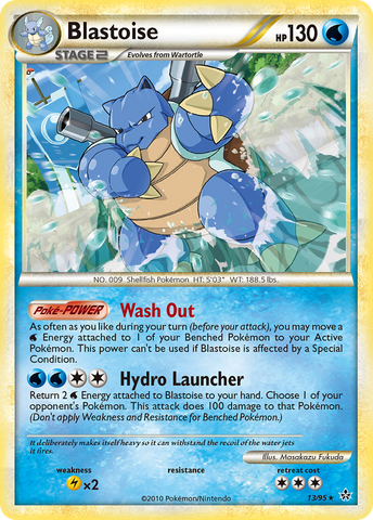 Blastoise (13/95) [HeartGold & SoulSilver: Unleashed] - The Mythic Store | 24h Order Processing