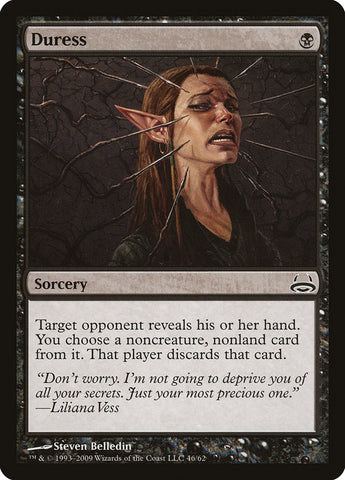 Duress [Duel Decks: Divine vs. Demonic] - The Mythic Store | 24h Order Processing