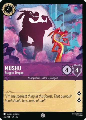 Mushu - Braggin' Dragon (46/204) [Whispers in the Well] - The Mythic Store | 24h Order Processing