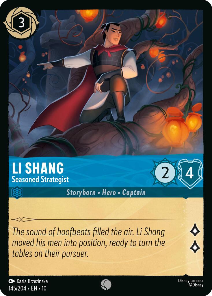 Li Shang - Seasoned Strategist (145/204) [Whispers in the Well] - The Mythic Store | 24h Order Processing