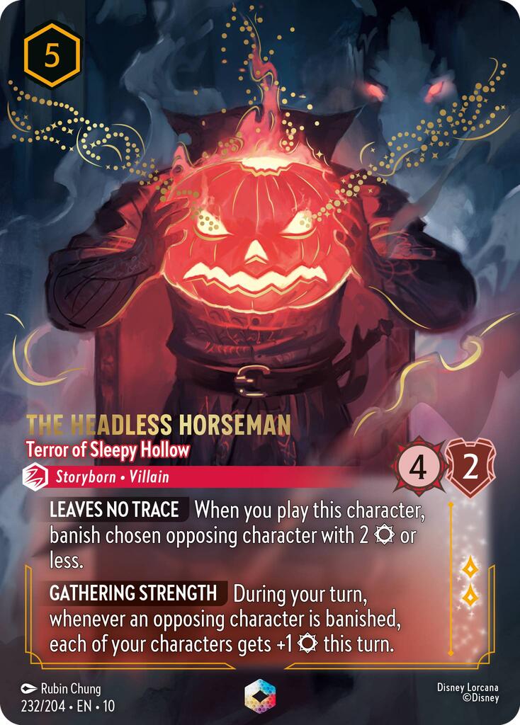 The Headless Horseman - Terror of Sleepy Hollow (Enchanted) (232/204) [Whispers in the Well] - The Mythic Store | 24h Order Processing