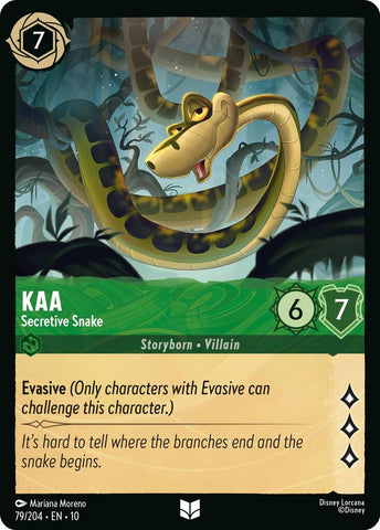 Kaa - Secretive Snake (79/204) [Whispers in the Well] - The Mythic Store | 24h Order Processing
