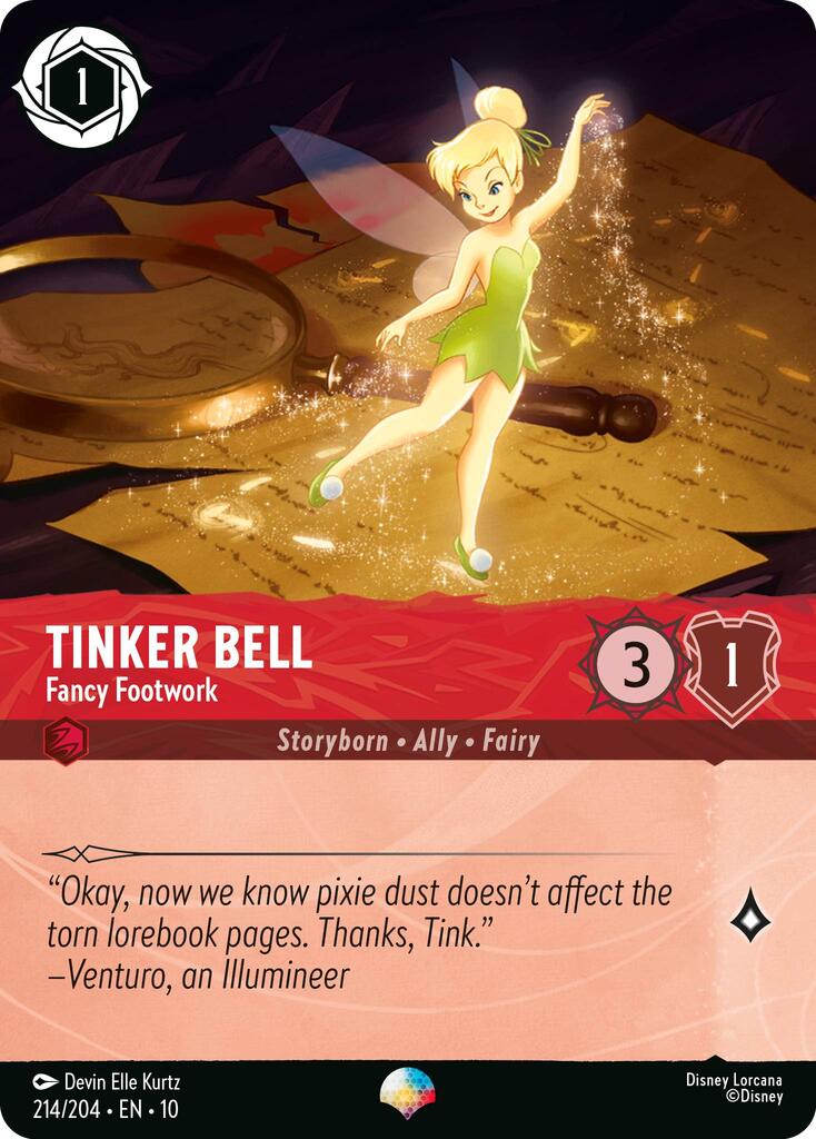 Tinker Bell - Fancy Footwork (Epic) (214/204) [Whispers in the Well] - The Mythic Store | 24h Order Processing