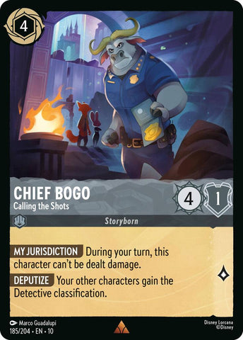 Chief Bogo - Calling the Shots (185/204) [Whispers in the Well] - The Mythic Store | 24h Order Processing