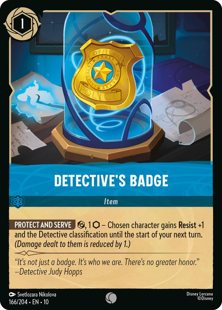 Detective's Badge (166/204) [Whispers in the Well] - The Mythic Store | 24h Order Processing