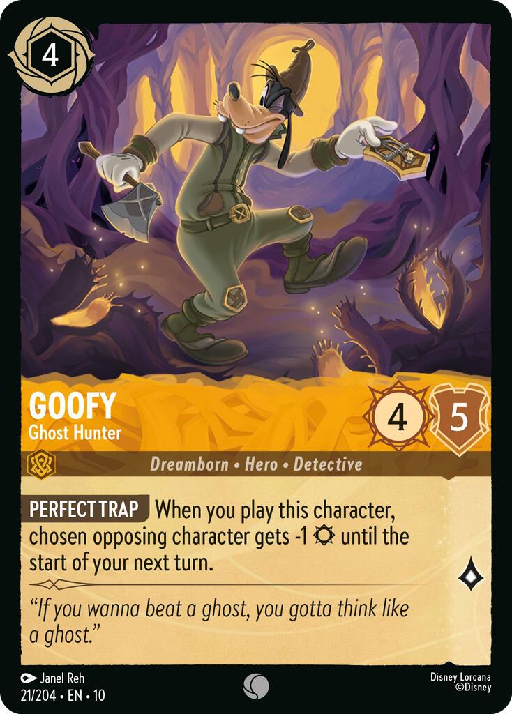 Goofy - Ghost Hunter (21/204) [Whispers in the Well] - The Mythic Store | 24h Order Processing