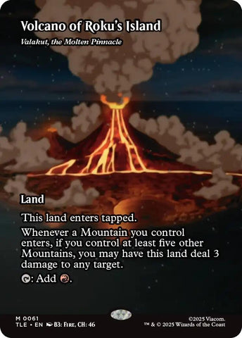 Volcano of Roku's Island - Valakut, the Molten Pinnacle [Avatar: The Last Airbender: Eternal-Legal] - The Mythic Store | 24h Order Processing