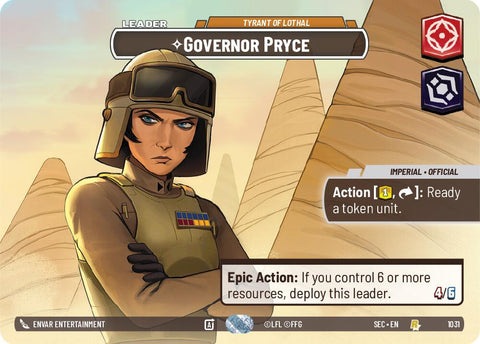 Governor Pryce - Tyrant of Lothal (Showcase) (1031) (1031) [Secrets of Power] - The Mythic Store | 24h Order Processing