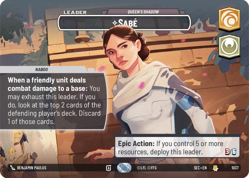 Sabe - Queen's Shadow (Showcase) (1037) (1037) [Secrets of Power] - The Mythic Store | 24h Order Processing