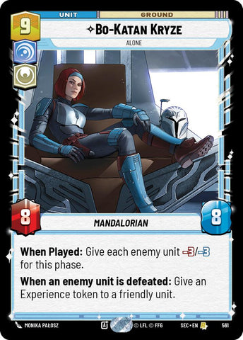 Bo-Katan Kryze - Katan Kryze - Alone (Foil) (561) (561) [Secrets of Power] - The Mythic Store | 24h Order Processing