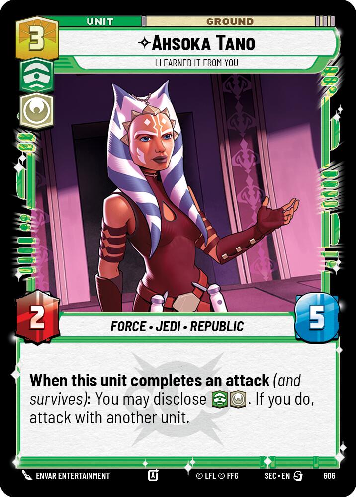 Ahsoka Tano - I Learned It from You (Foil) (606) (606) [Secrets of Power] - The Mythic Store | 24h Order Processing