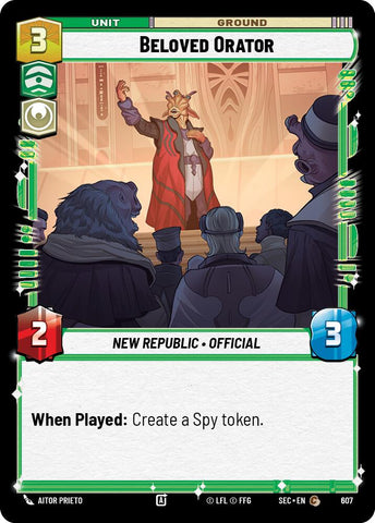Beloved Orator (607) (Foil) (607) [Secrets of Power] - The Mythic Store | 24h Order Processing