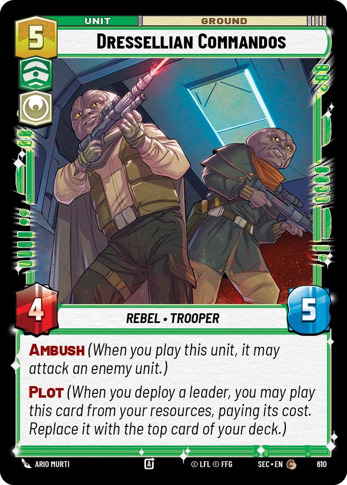 Dressellian Commandos (610) (Foil) (610) [Secrets of Power] - The Mythic Store | 24h Order Processing