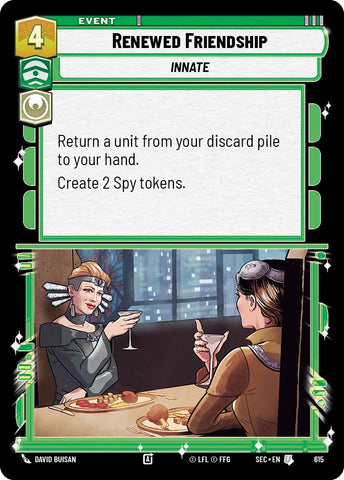 Renewed Friendship (615) (Foil) (615) [Secrets of Power] - The Mythic Store | 24h Order Processing