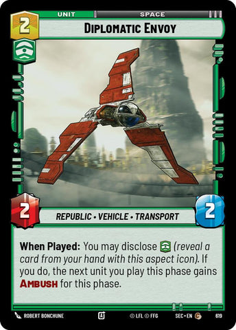 Diplomatic Envoy (619) (Foil) (619) [Secrets of Power] - The Mythic Store | 24h Order Processing