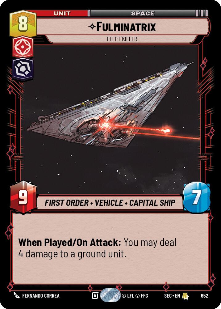 Fulminatrix - Fleet Killer (Foil) (652) (652) [Secrets of Power] - The Mythic Store | 24h Order Processing