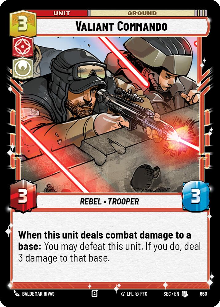 Valiant Commando (660) (Foil) (660) [Secrets of Power] - The Mythic Store | 24h Order Processing