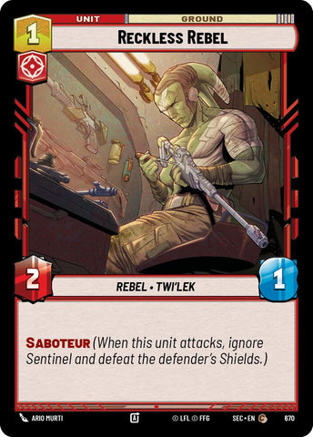 Reckless Rebel (670) (Foil) (670) [Secrets of Power] - The Mythic Store | 24h Order Processing