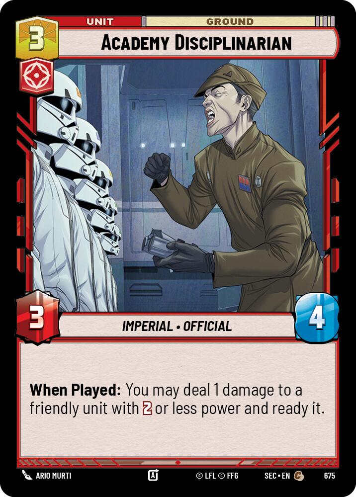 Academy Disciplinarian (675) (Foil) (675) [Secrets of Power] - The Mythic Store | 24h Order Processing