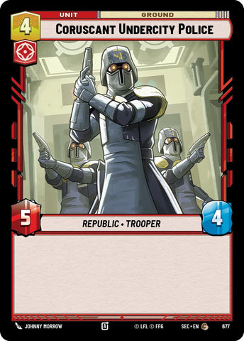 Coruscant Undercity Police (677) (Foil) (677) [Secrets of Power] - The Mythic Store | 24h Order Processing