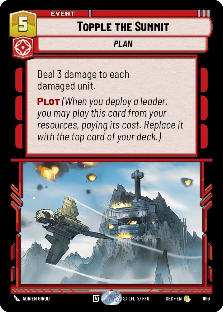 Topple the Summit (693) (Foil) (693) [Secrets of Power] - The Mythic Store | 24h Order Processing