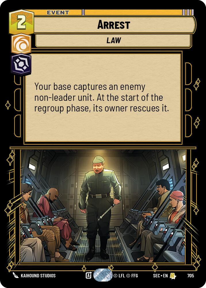Arrest (705) (Foil) (705) [Secrets of Power] - The Mythic Store | 24h Order Processing