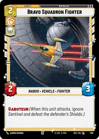 Bravo Squadron Fighter (709) (Foil) (709) [Secrets of Power] - The Mythic Store | 24h Order Processing