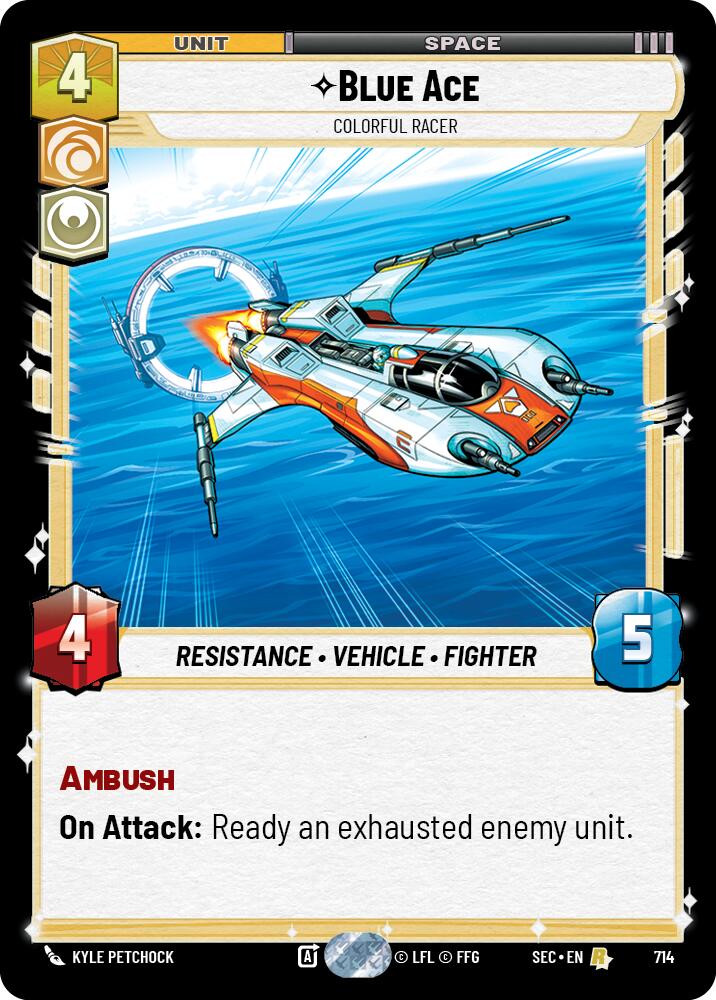 Blue Ace - Colorful Racer (Foil) (714) (714) [Secrets of Power] - The Mythic Store | 24h Order Processing