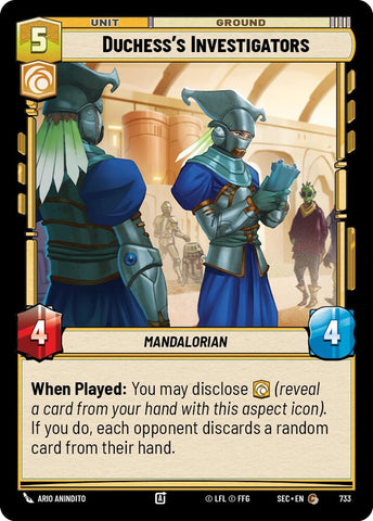 Duchess's Investigators (733) (Foil) (733) [Secrets of Power] - The Mythic Store | 24h Order Processing