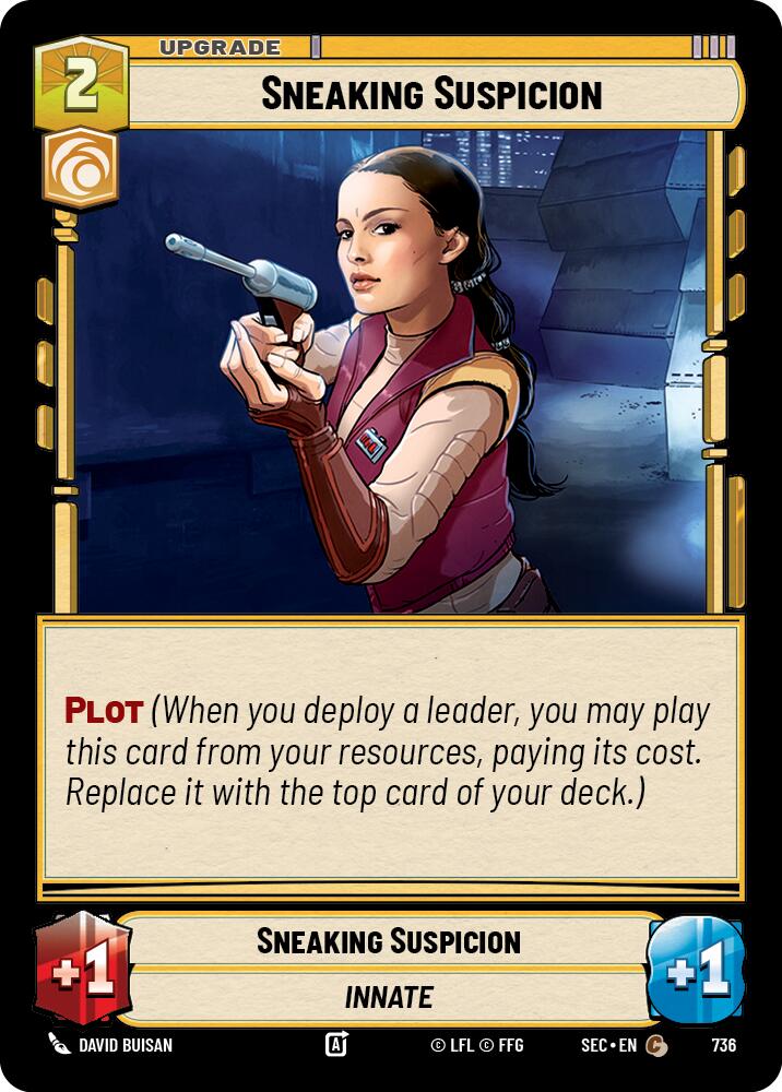 Sneaking Suspicion (736) (Foil) (736) [Secrets of Power] - The Mythic Store | 24h Order Processing