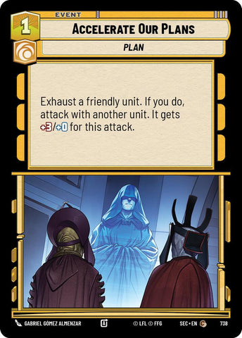 Accelerate Our Plans (738) (Foil) (738) [Secrets of Power] - The Mythic Store | 24h Order Processing