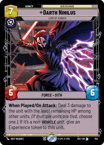 Darth Nihilus - Lord of Hunger (Foil) (754) (754) [Secrets of Power] - The Mythic Store | 24h Order Processing