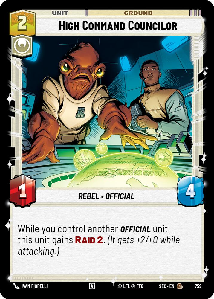 High Command Councilor (759) (Foil) (759) [Secrets of Power] - The Mythic Store | 24h Order Processing