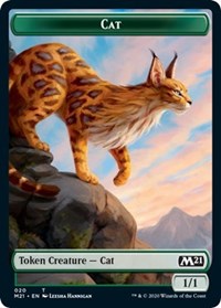 Cat (020) // Dog Double-Sided Token [Core Set 2021 Tokens] - The Mythic Store | 24h Order Processing
