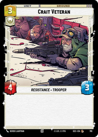 Crait Veteran (761) (Foil) (761) [Secrets of Power] - The Mythic Store | 24h Order Processing