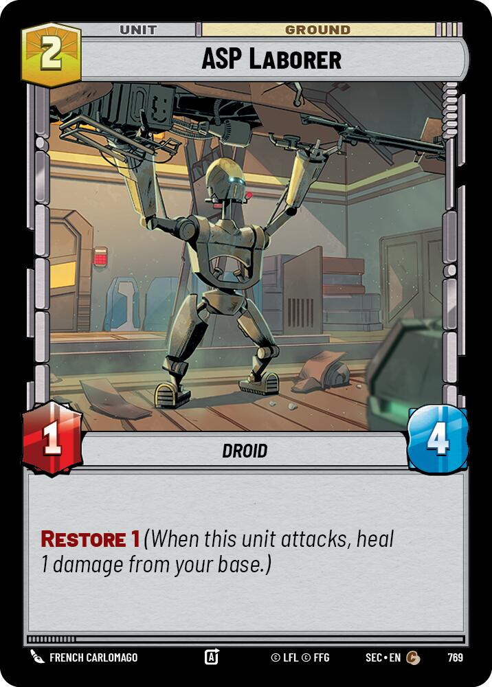 ASP Laborer (769) (Foil) (769) [Secrets of Power] - The Mythic Store | 24h Order Processing