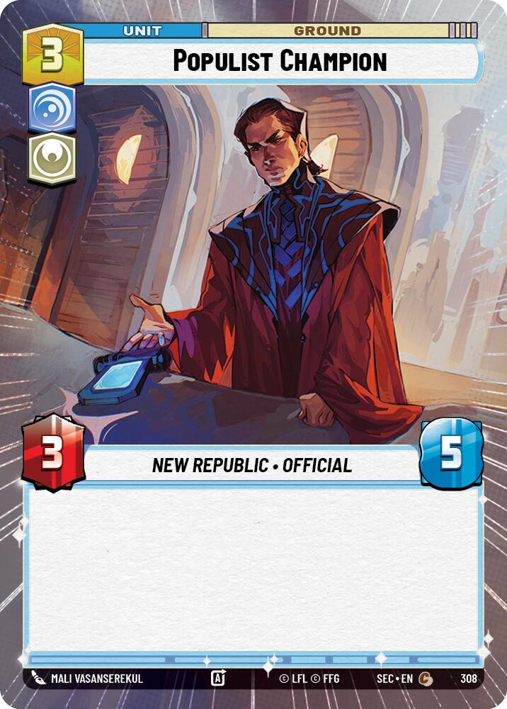 Populist Champion (308) (Hyperspace) (308) [Secrets of Power] - The Mythic Store | 24h Order Processing